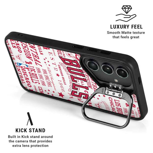 NBA Chicago Bulls Historic Blast Galaxy S25 Kickstand Case