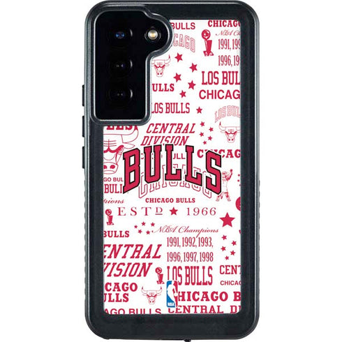 NBA Chicago Bulls Historic Blast Galaxy S24 Plus Waterproof Case