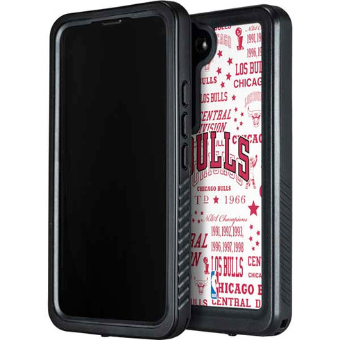 NBA Chicago Bulls Historic Blast Galaxy S24 Plus Waterproof Case