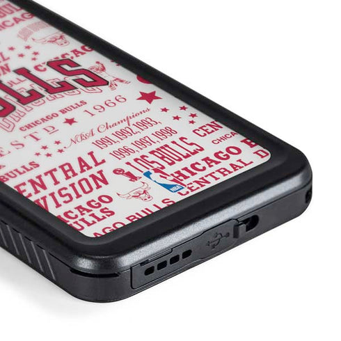 NBA Chicago Bulls Historic Blast Galaxy S24 Plus Waterproof Case