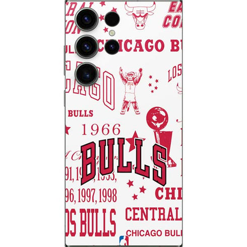 NBA Chicago Bulls Historic Blast Galaxy S25 Ultra Skin