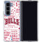 NBA Chicago Bulls Historic Blast Galaxy Z Fold5 5G Clear Case