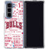 NBA Chicago Bulls Historic Blast Galaxy Z Fold5 5G Clear Case
