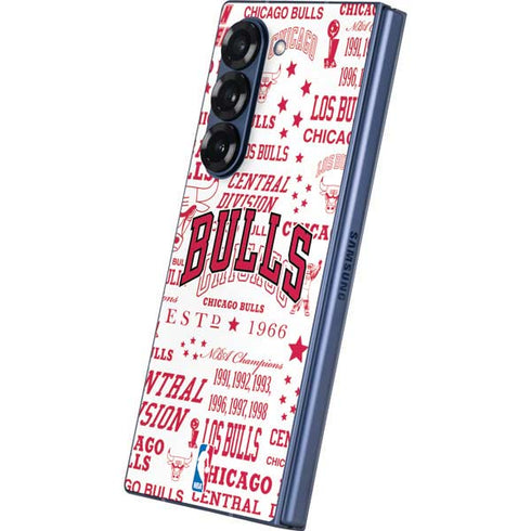NBA Chicago Bulls Historic Blast Galaxy Z Fold6 Skin
