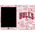 NBA Chicago Bulls Historic Blast iPad Skins
