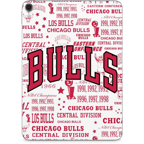 NBA Chicago Bulls Historic Blast Apple iPad Pro Skin