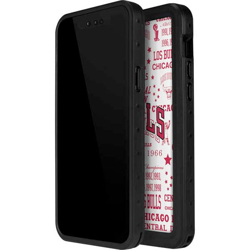NBA Chicago Bulls Historic Blast iPhone 15 Pro Waterproof Case