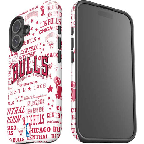 NBA Chicago Bulls Historic Blast iPhone 16 Impact Case