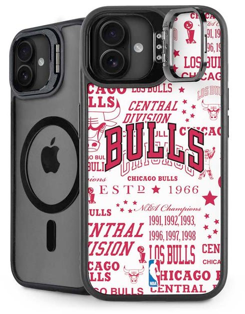 NBA Chicago Bulls Historic Blast iPhone 16 Kickstand Case