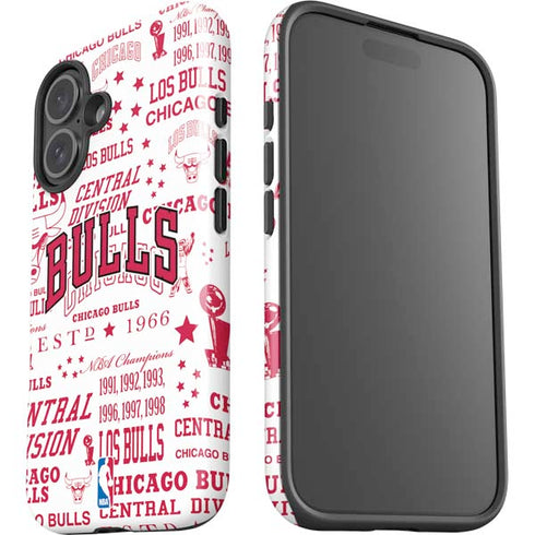 NBA Chicago Bulls Historic Blast iPhone 16 Plus Impact Case