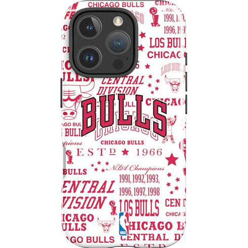 NBA Chicago Bulls Historic Blast iPhone 16 Pro Impact Case