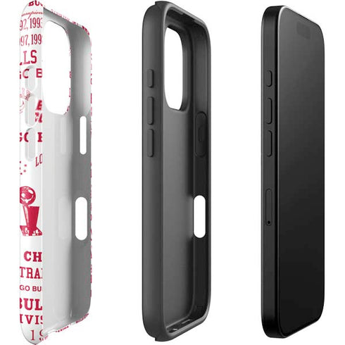 NBA Chicago Bulls Historic Blast iPhone 16 Pro Impact Case