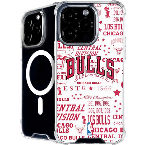 NBA Chicago Bulls Historic Blast iPhone 16 Pro MagSafe Case