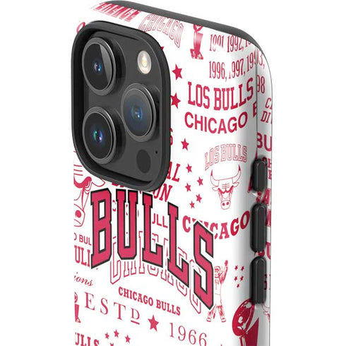 NBA Chicago Bulls Historic Blast iPhone 16 Pro Max Impact Case