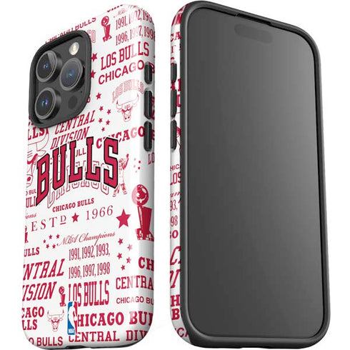 NBA Chicago Bulls Historic Blast iPhone 16 Pro Max Impact Case