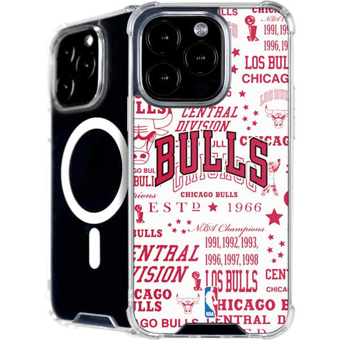 NBA Chicago Bulls Historic Blast iPhone 16 Pro Max MagSafe Case