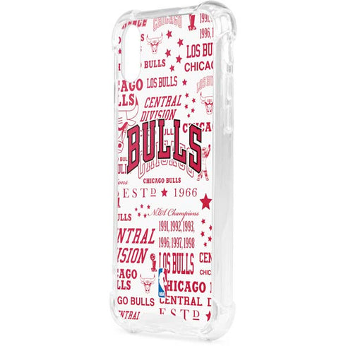 NBA Chicago Bulls Historic Blast iPhone XS Clear Case