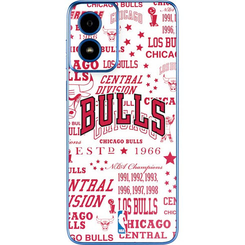 NBA Chicago Bulls Historic Blast Moto G Play 4G (2024) Skin