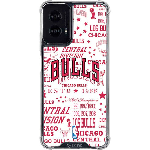 NBA Chicago Bulls Historic Blast Moto G Power 5G (2024) Clear Case