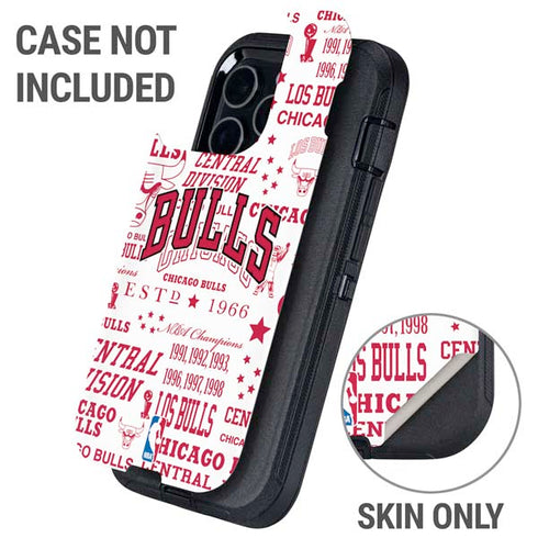 NBA Chicago Bulls Historic Blast Otterbox Defender iPhone Skin
