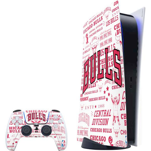 NBA Chicago Bulls Historic Blast PlayStation PS5 Skins