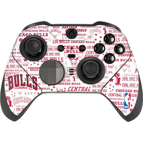 NBA Chicago Bulls Historic Blast Xbox Elite Wireless Controller Series 2 Skin