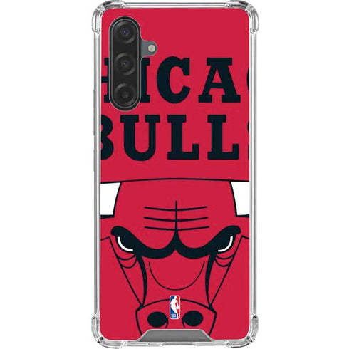 NBA Chicago Bulls Large Logo Galaxy A17 Clear Case