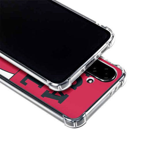 NBA Chicago Bulls Large Logo Galaxy A36 5G Clear Case