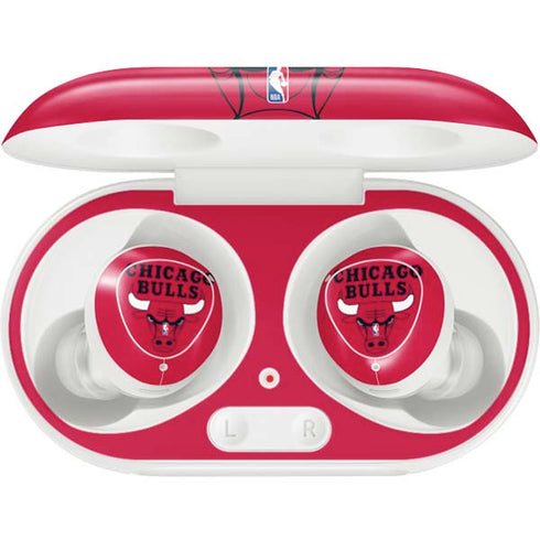 NBA Chicago Bulls Large Logo Galaxy Buds Plus Skin