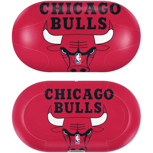 NBA Chicago Bulls Large Logo Galaxy Buds Plus Skin