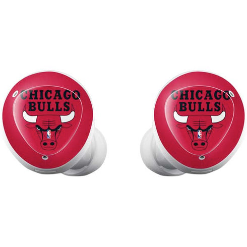 NBA Chicago Bulls Large Logo Galaxy Buds Plus Skin