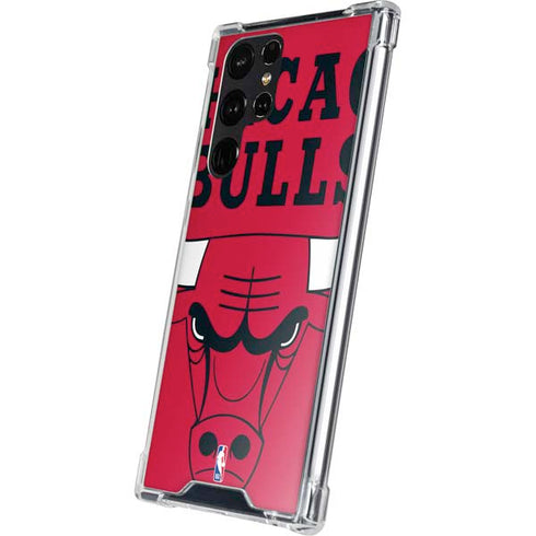 NBA Chicago Bulls Large Logo Galaxy S23 Ultra Clear Case
