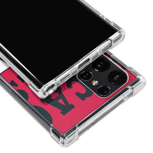 NBA Chicago Bulls Large Logo Galaxy S23 Ultra Clear Case