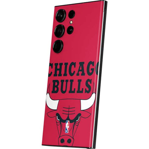 NBA Chicago Bulls Large Logo Galaxy Skins