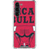 NBA Chicago Bulls Large Logo Galaxy S24 FE Clear Case