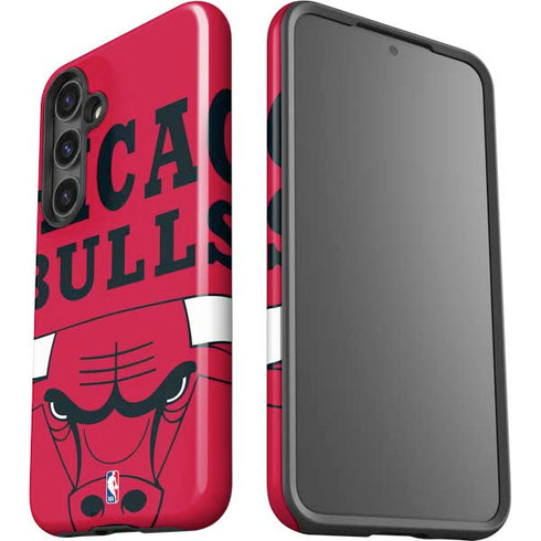 NBA Chicago Bulls Large Logo Galaxy S25 Impact Case
