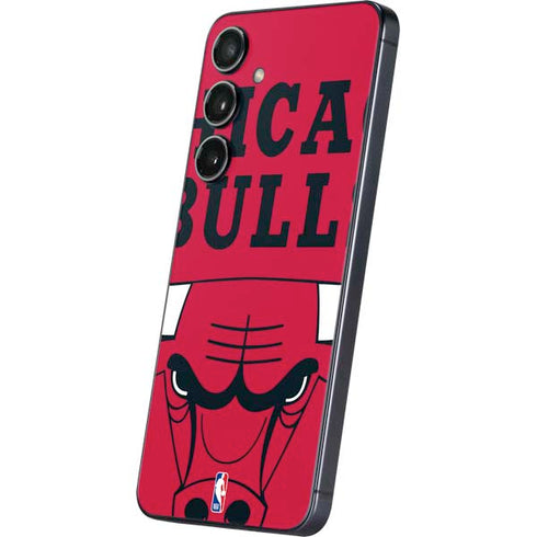 NBA Chicago Bulls Large Logo Galaxy S25 Plus Skin