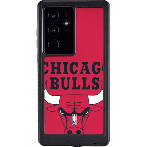 NBA Chicago Bulls Large Logo Galaxy S24 Ultra Waterproof Case