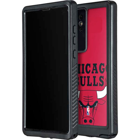 NBA Chicago Bulls Large Logo Galaxy S24 Ultra Waterproof Case