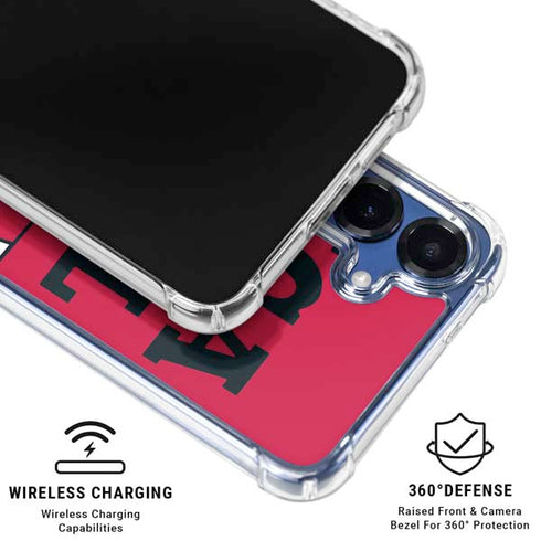 NBA Chicago Bulls Large Logo Galaxy S25 Clear Case