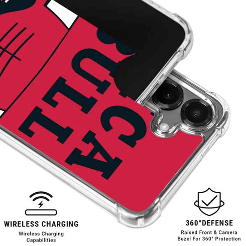 NBA Chicago Bulls Large Logo Galaxy S26 Plus Clear Case