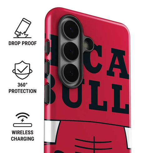 NBA Chicago Bulls Large Logo Galaxy S26 Plus Impact Case