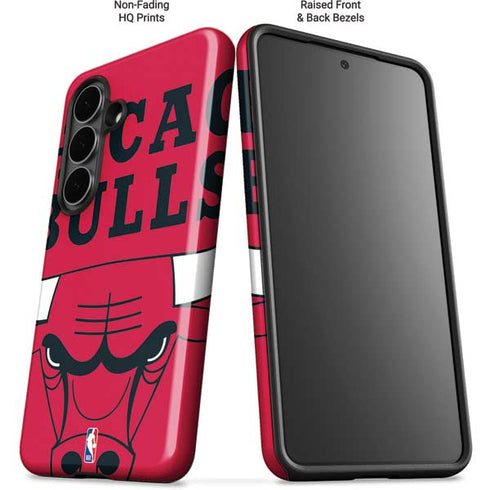 NBA Chicago Bulls Large Logo Galaxy S26 Plus Impact Case