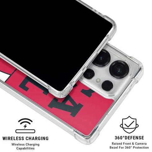 NBA Chicago Bulls Large Logo Galaxy S26 Ultra Clear Case
