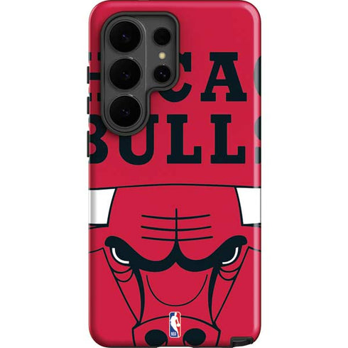 NBA Chicago Bulls Large Logo Galaxy S26 Ultra Impact Case