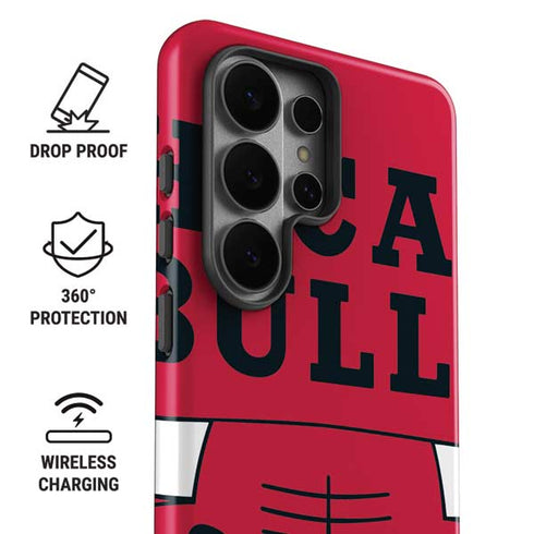 NBA Chicago Bulls Large Logo Galaxy S26 Ultra Impact Case