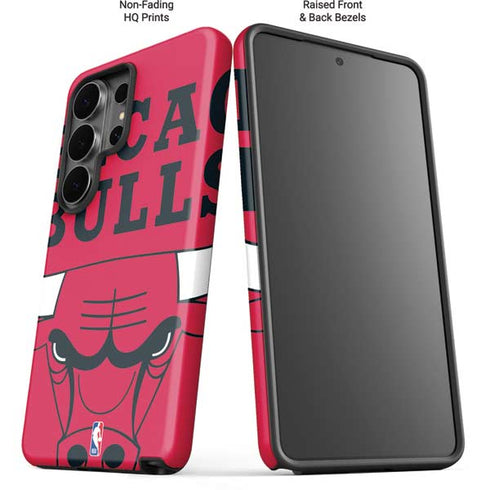 NBA Chicago Bulls Large Logo Galaxy S26 Ultra Impact Case