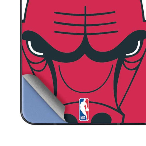NBA Chicago Bulls Large Logo Galaxy Z Fold5 5G Skin