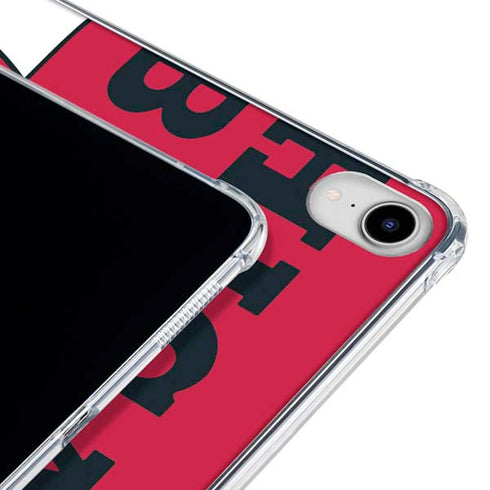 NBA Chicago Bulls Large Logo iPad 11th Gen (2025) Clear Case