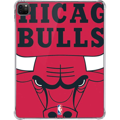NBA Chicago Bulls Large Logo iPad Pro 11in (2024) Clear Case